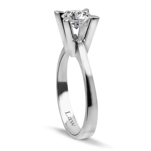 1,00 Karat Uluslararası Sertifikalı Pırlanta Tektaş Yüzük E Renk