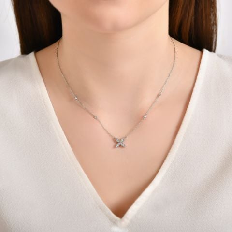 0,26 Karat Pırlanta Kolye