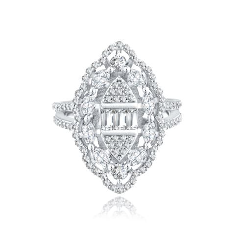 1,44 Karat Pırlanta Özel Tasarım Pırlanta Yüzük E F Renk