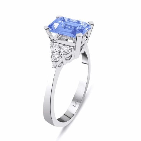 1,41 Karat Pırlanta Aquamarine Crispy Yüzük F Renk