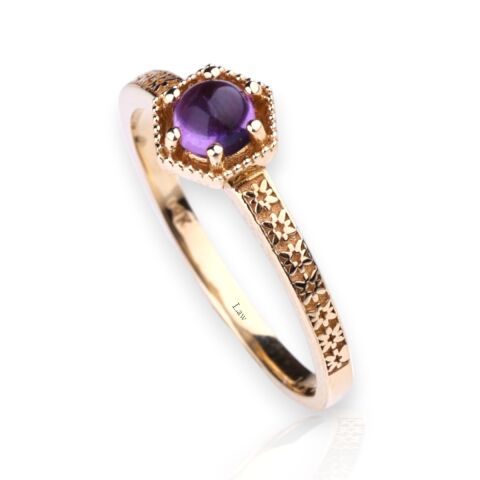 Vintage Ametist Yüzük