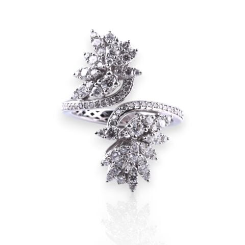 1,20 Karat Fantezi Pırlanta Yüzük E/F Renk IDL Sertifika