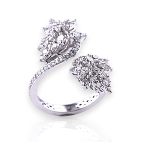 1,20 Karat Fantezi Pırlanta Yüzük E/F Renk IDL Sertifika