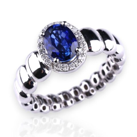 8.91 Karat Pırlantalı Safir Set F Renk