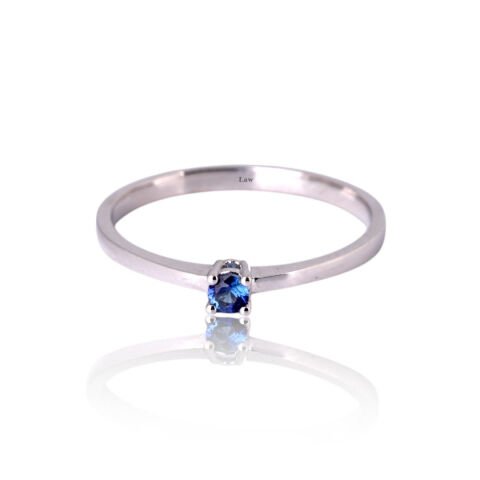 0,11 Karat Minimal Safir Yüzük