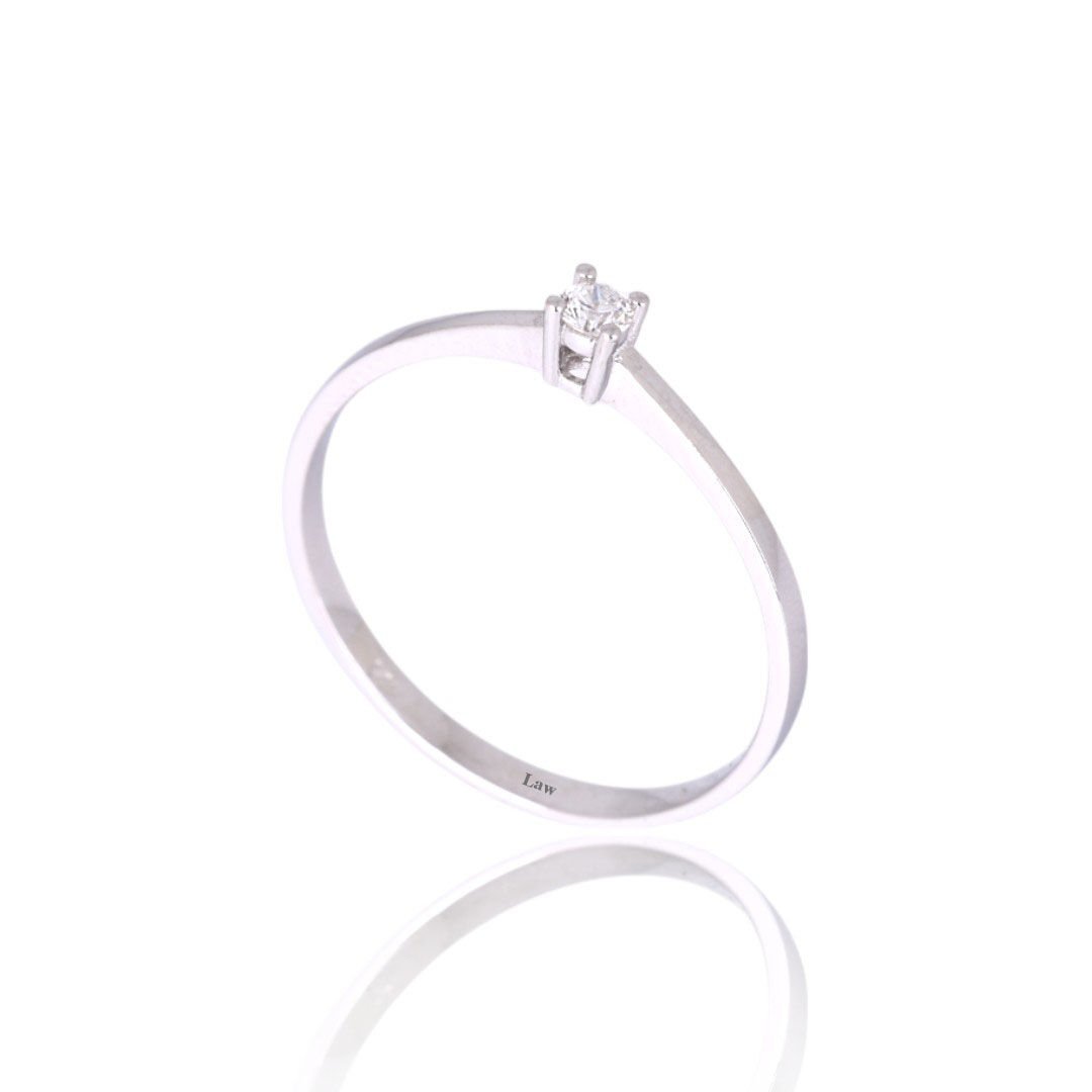 0,07 Karat Minimal Pırlanta Yüzük