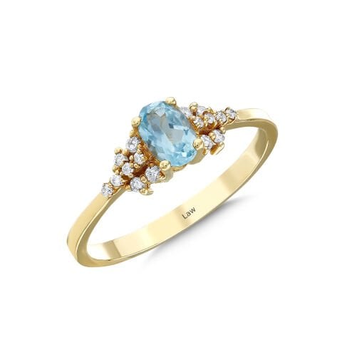 0,57 Karat Pırlantalı Vintage Yüzük E Renk