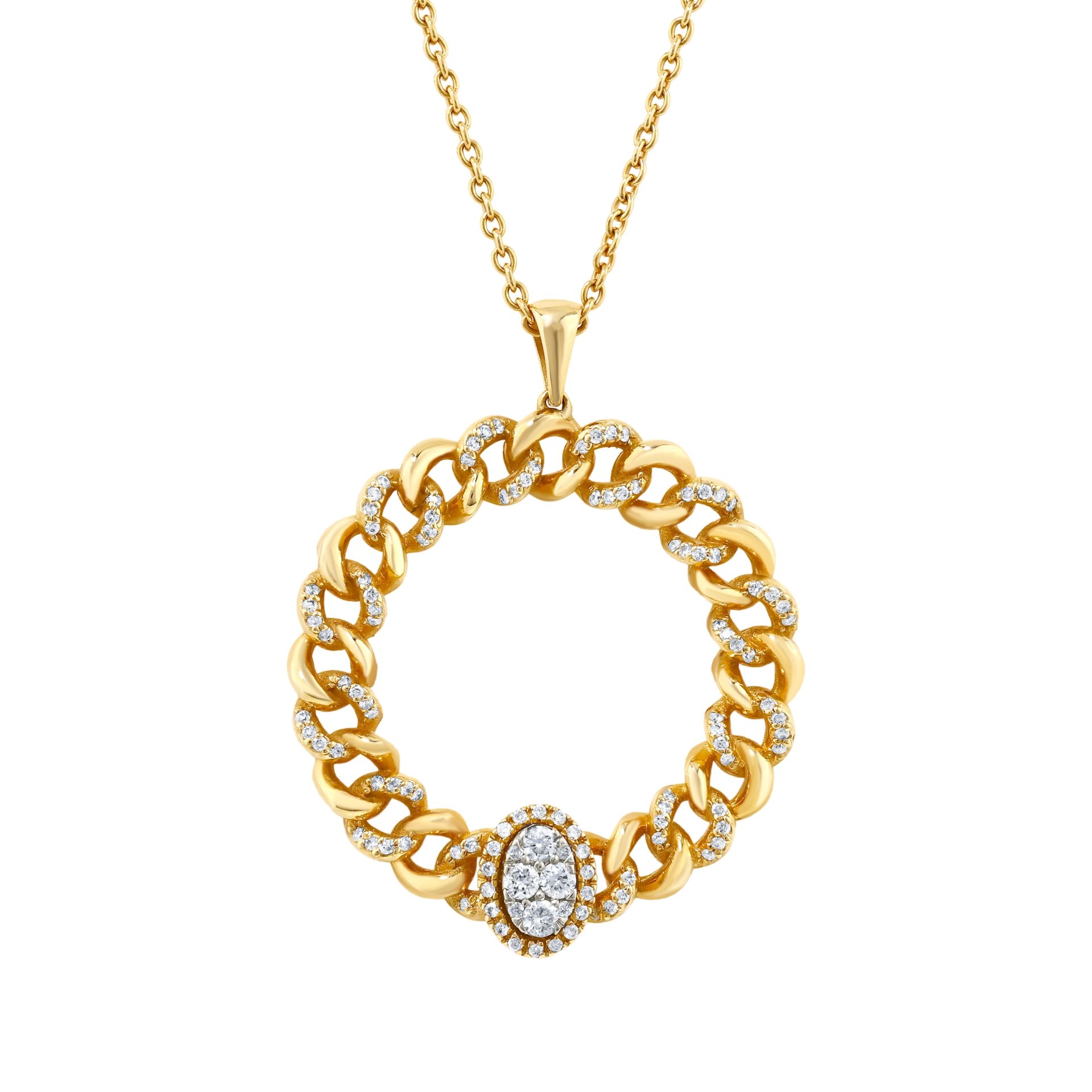0,51 Karat Pırlantalı Kolye