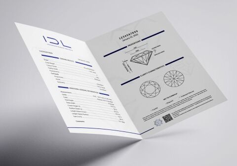 0,23 Karat Pırlanta Tektaş Yüzük Uluslararası IDL Sertifika