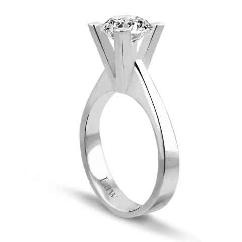 2,00 Karat Hrd Pırlanta Tektaş Yüzük G Renk