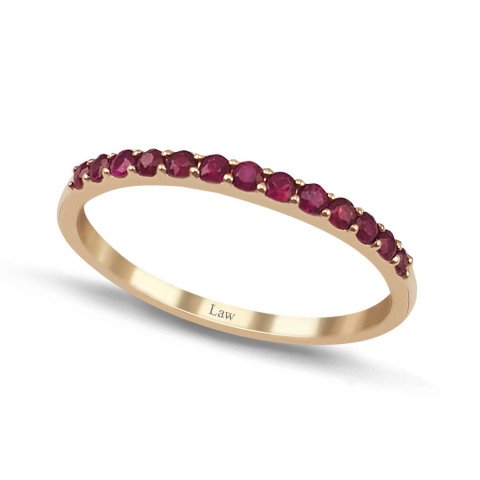 0,28 Karat Pembe Safir Yüzük