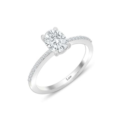 0,92 Karat Oval Pırlanta Tektaş Yüzük