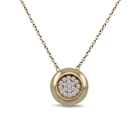 0,12 Karat Fantezi Pırlanta Kolye F Renk
