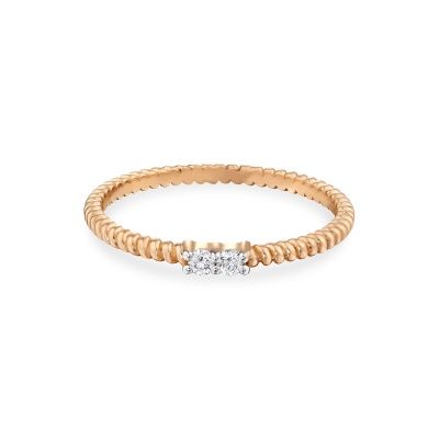 0,06 Karat Minimal Rose Pırlanta Yüzük