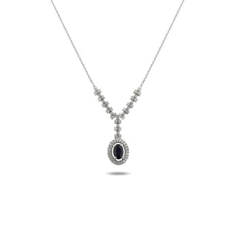 2.52 Karat Pırlantalı Safir Set E/F Renk