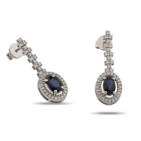 2.52 Karat Pırlantalı Safir Set E/F Renk