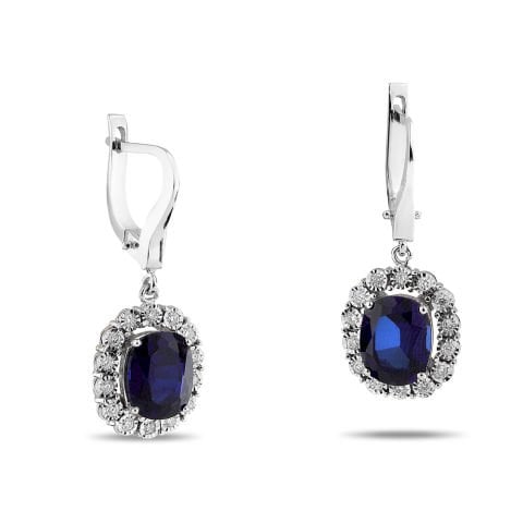 25,11 Karat Pırlantalı Safir Set