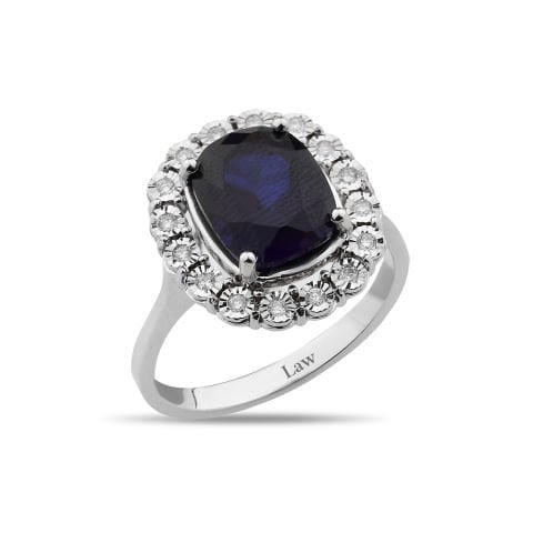 25,11 Karat Pırlantalı Safir Set