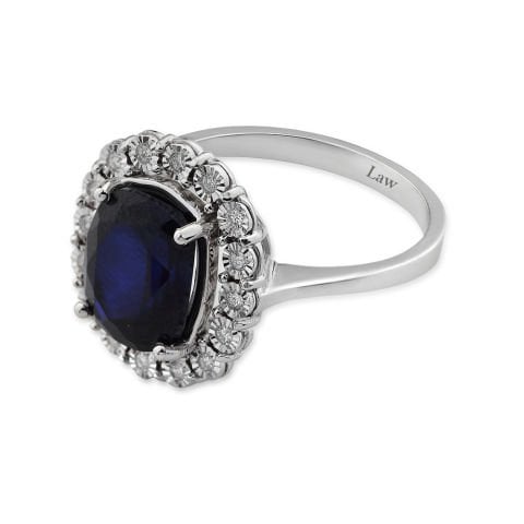 25,11 Karat Pırlantalı Safir Set
